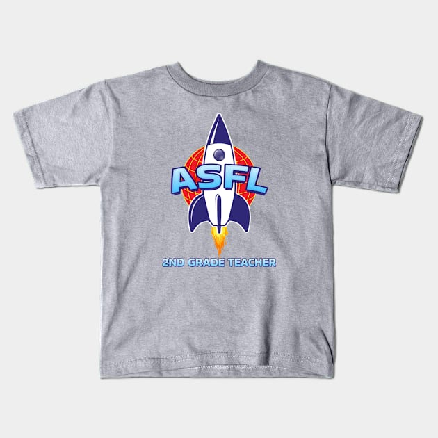 ASFL 2ND GRADE Kids T-Shirt by Duds4Fun